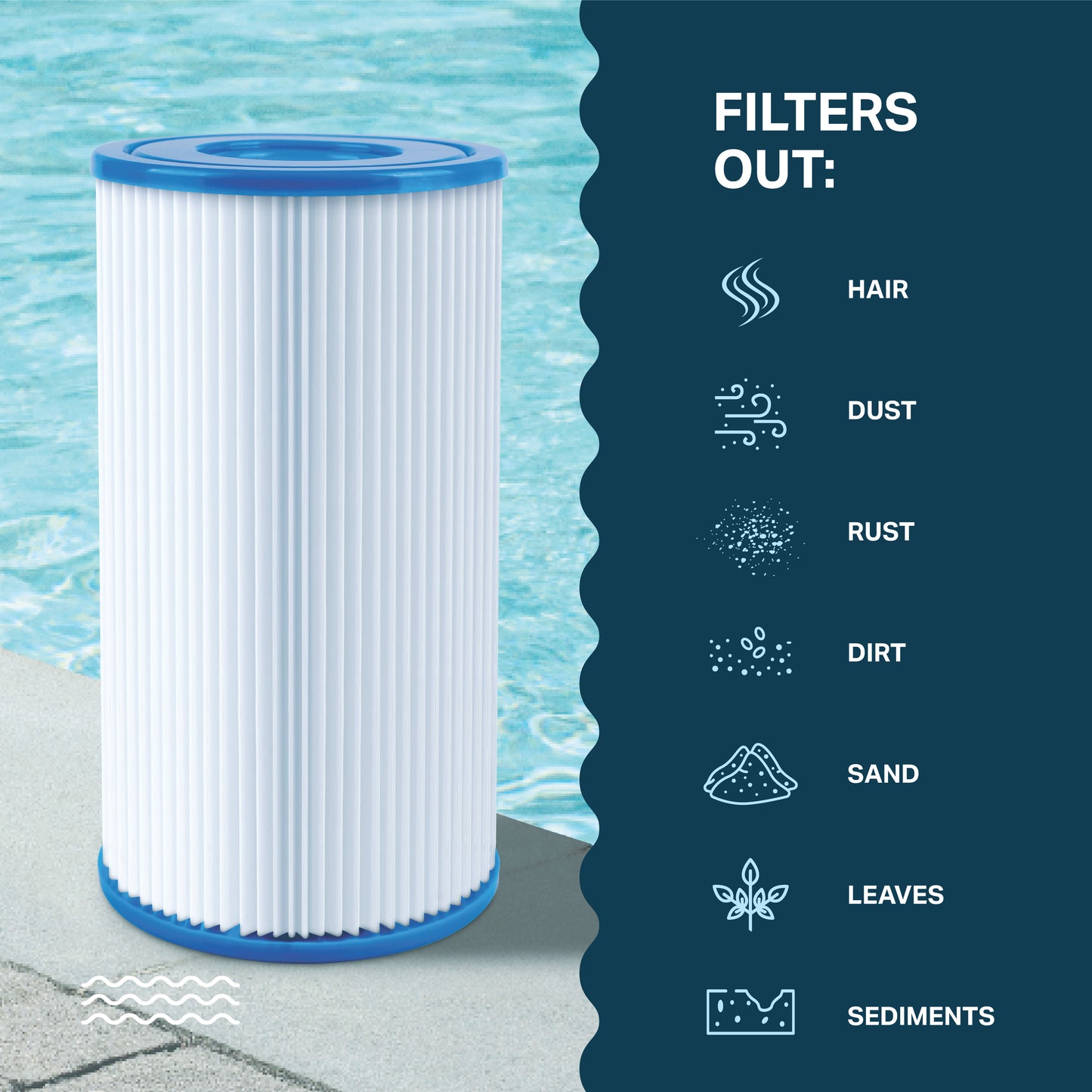 Intex Type A or C Pool Filter Cartridge Replacement for 29000E, 59900E, and more