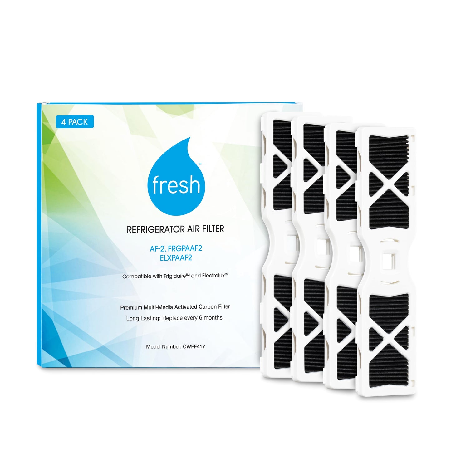 Frigidaire AF-2, RAF-2, FRGPAAF2, Electrolux ELXPAAF2 Refrigerator Air Filter Replacement