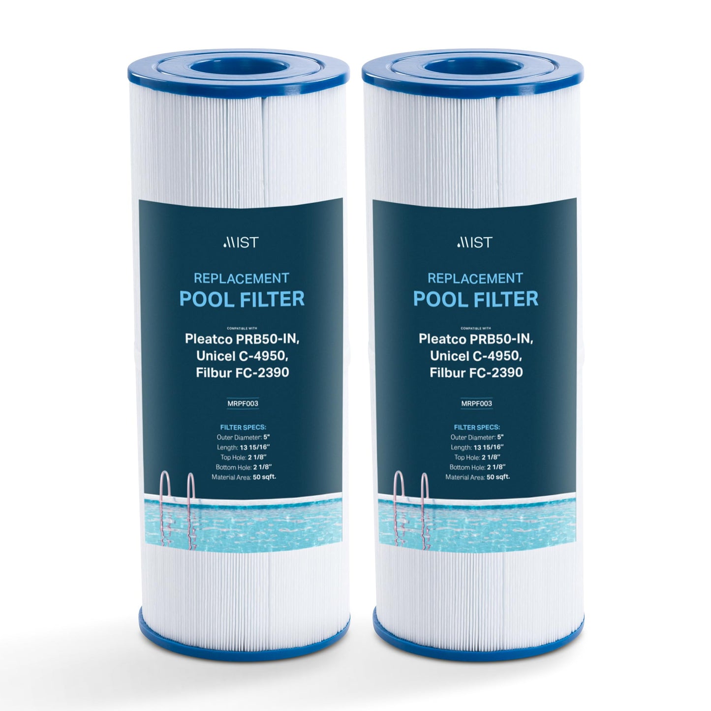 Mist Replacement Pool Filter for Pleatco PRB50-IN, Unicel C-4950, Filbur FC-2390