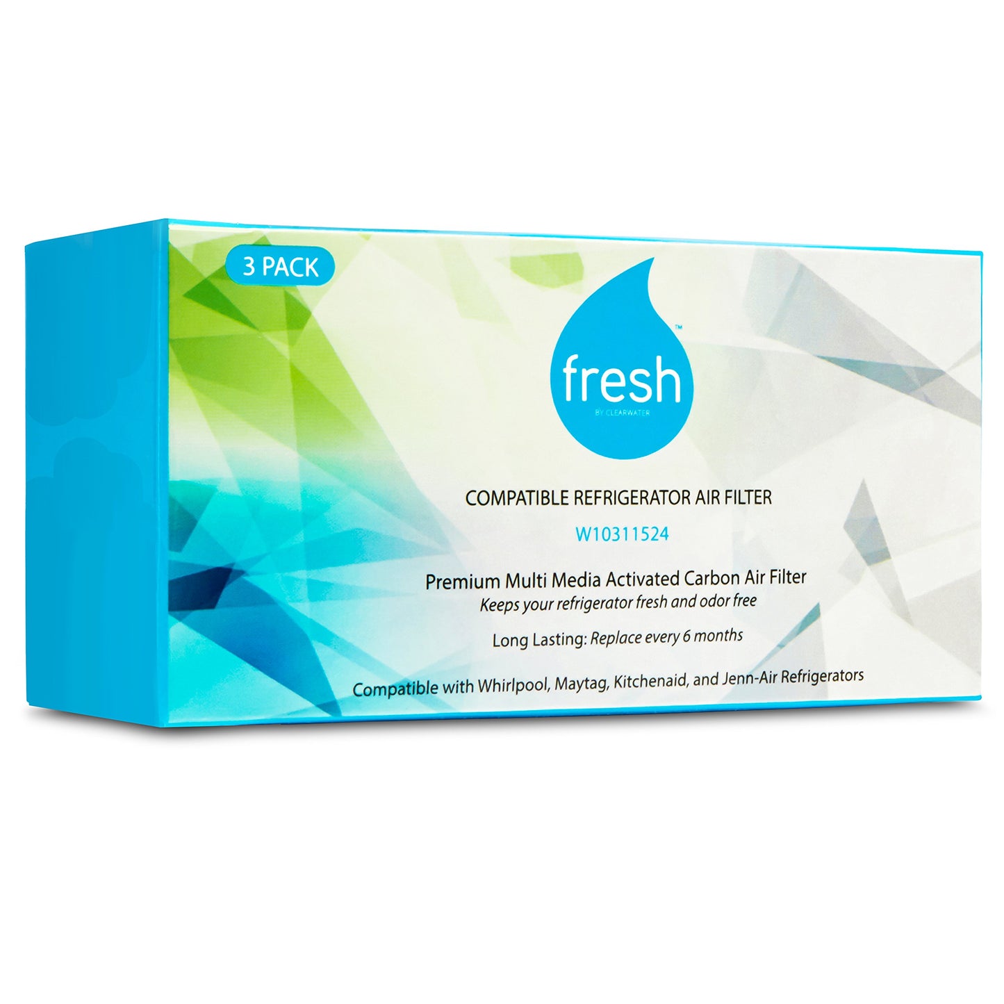 Whirlpool W10311524, AIR1, Replacement Refrigerator Air Filter