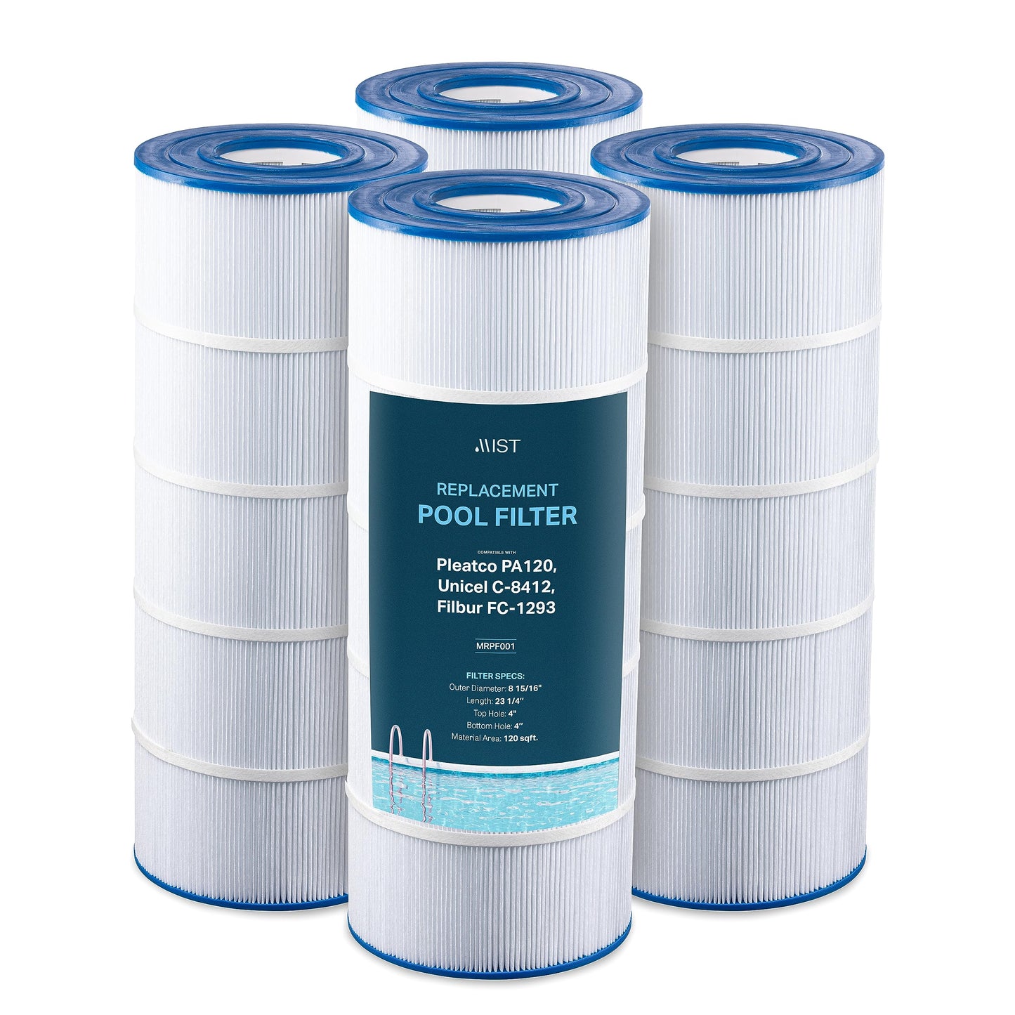 Mist Replacement Pool Filter for Pleatco PA120, Unicel C-8412, Filbur FC-1293