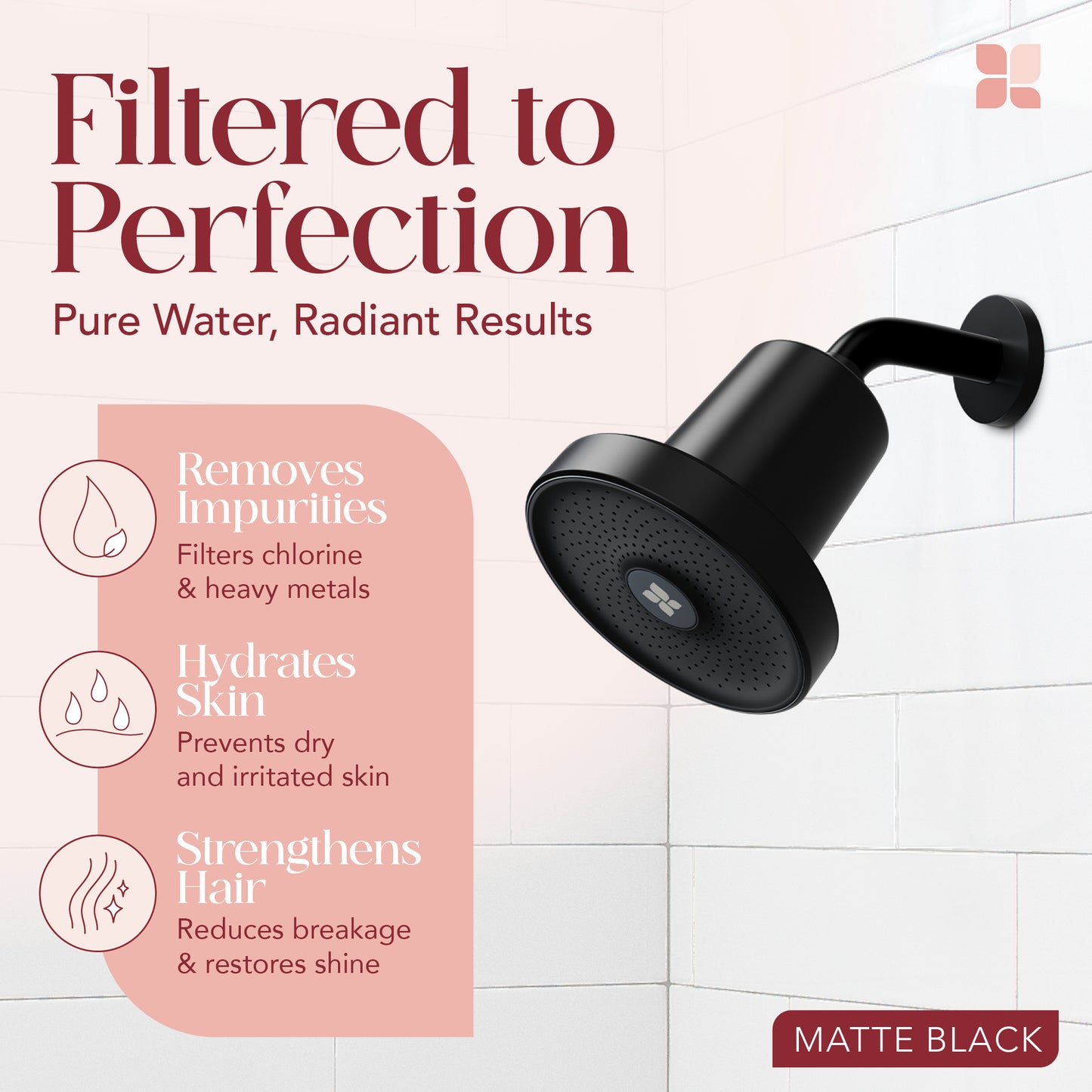 Radiance by Mist Aura Filtered Shower Head
