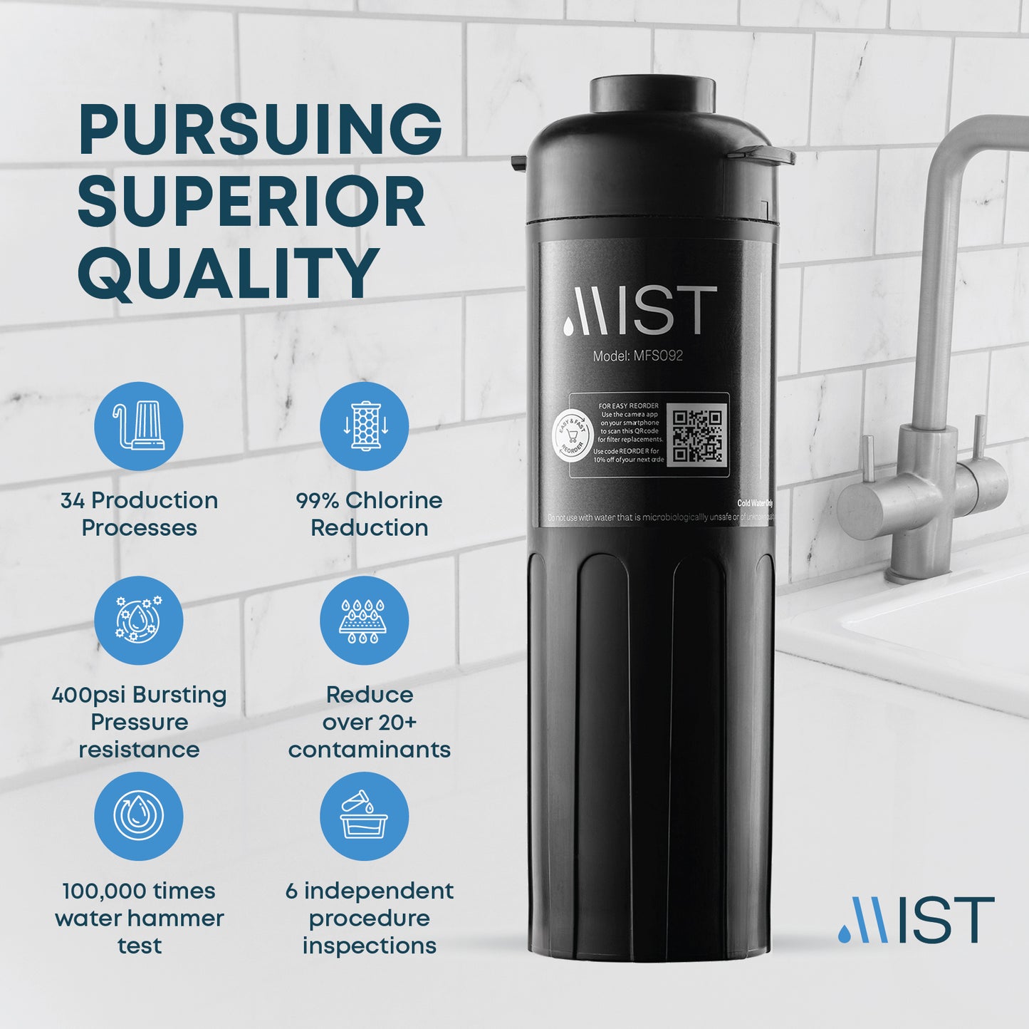 Mist Replacement Filter Cartridge for Mist MFS092