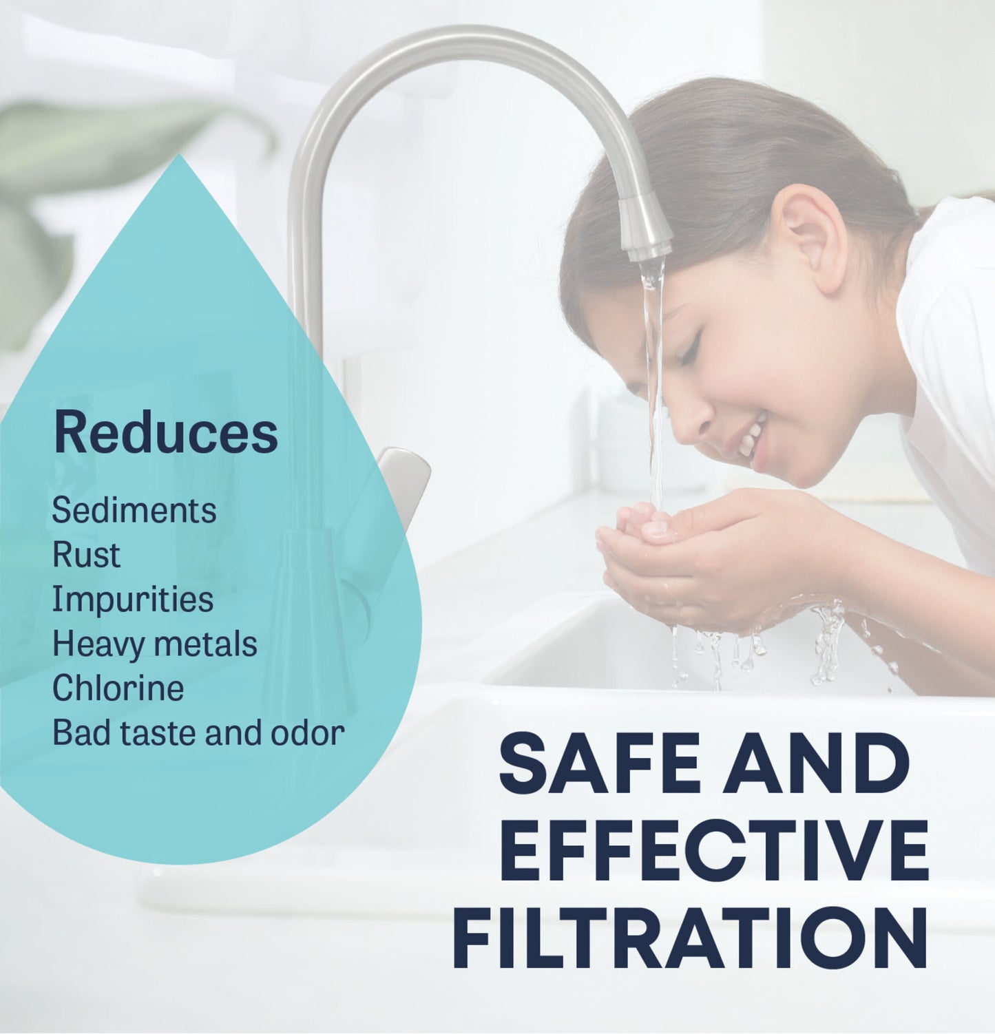 Mist Under Sink Water Filter System, 20,000-Gallon Capacity