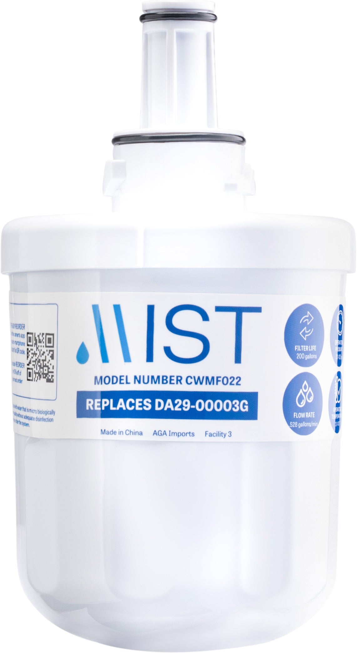 Samsung Aqua-Pure Plus DA29-00003G, DA29-00003F, DA29-00003B, DA29-00003A, HAFCU1, HAFIN1/EXP, HAFIN2/EXP Refrigerator Water Filter