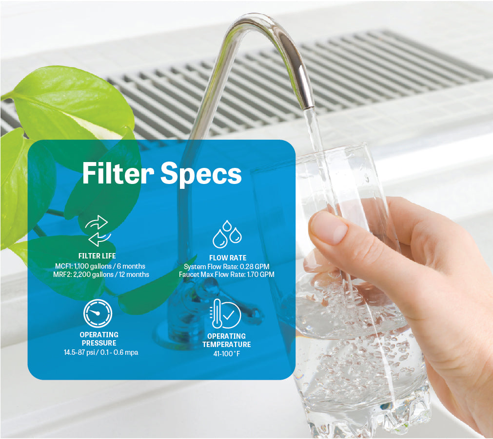 6 Stage Tankless RO System with Stainless Steel Faucet