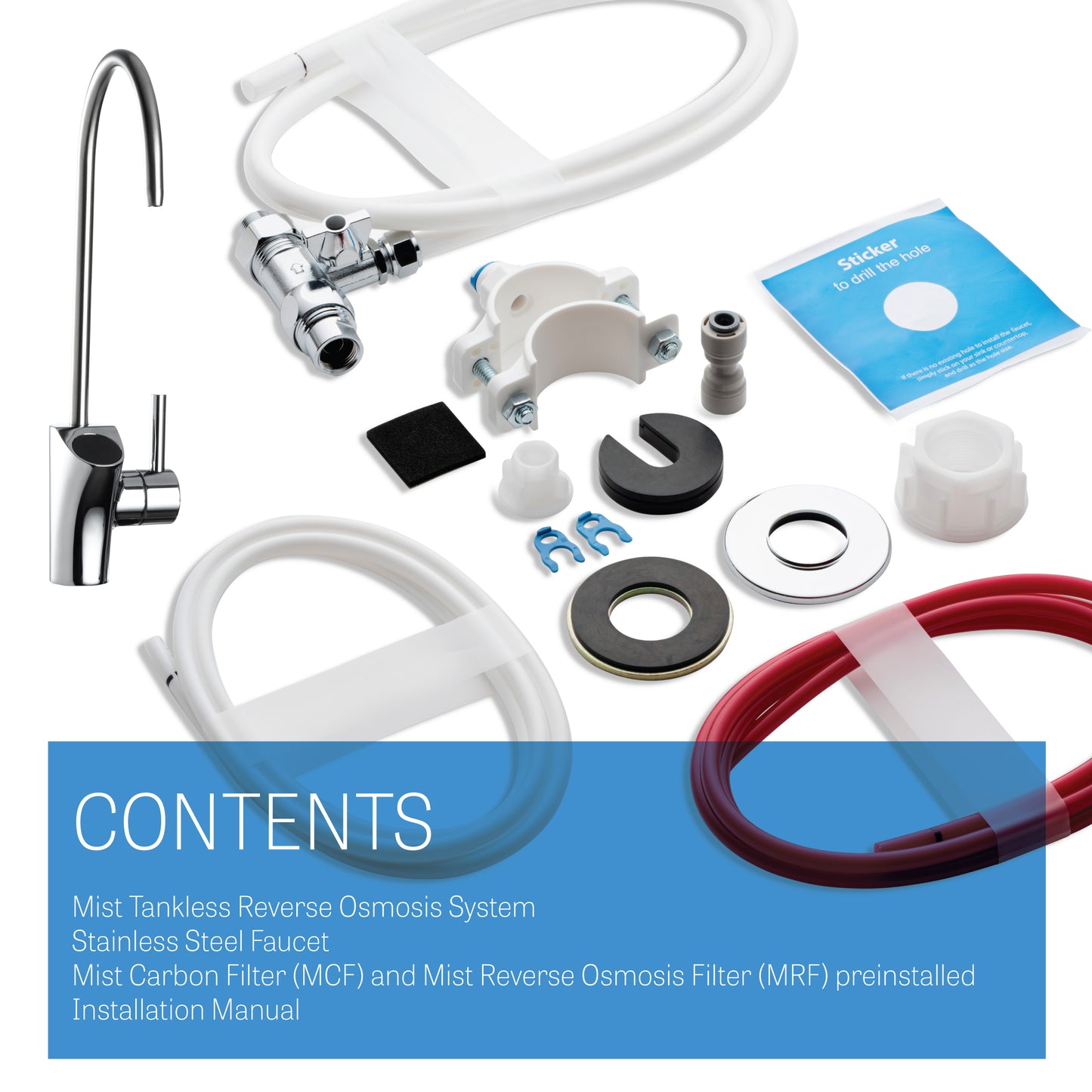 6 Stage Tankless RO System with Stainless Steel Smart Faucet
