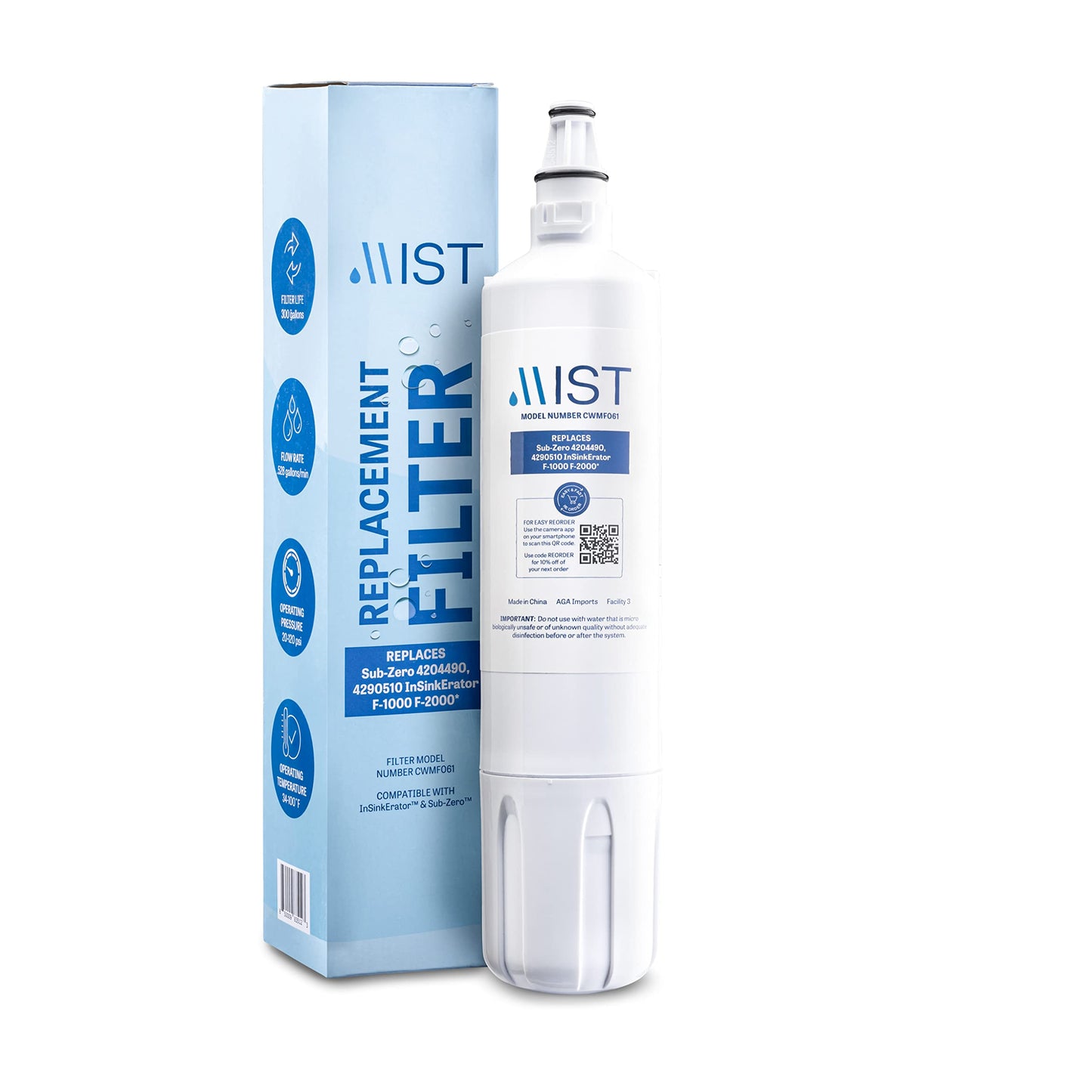 Sub Zero F-1000, 4204490 Refrigerator Water Filter