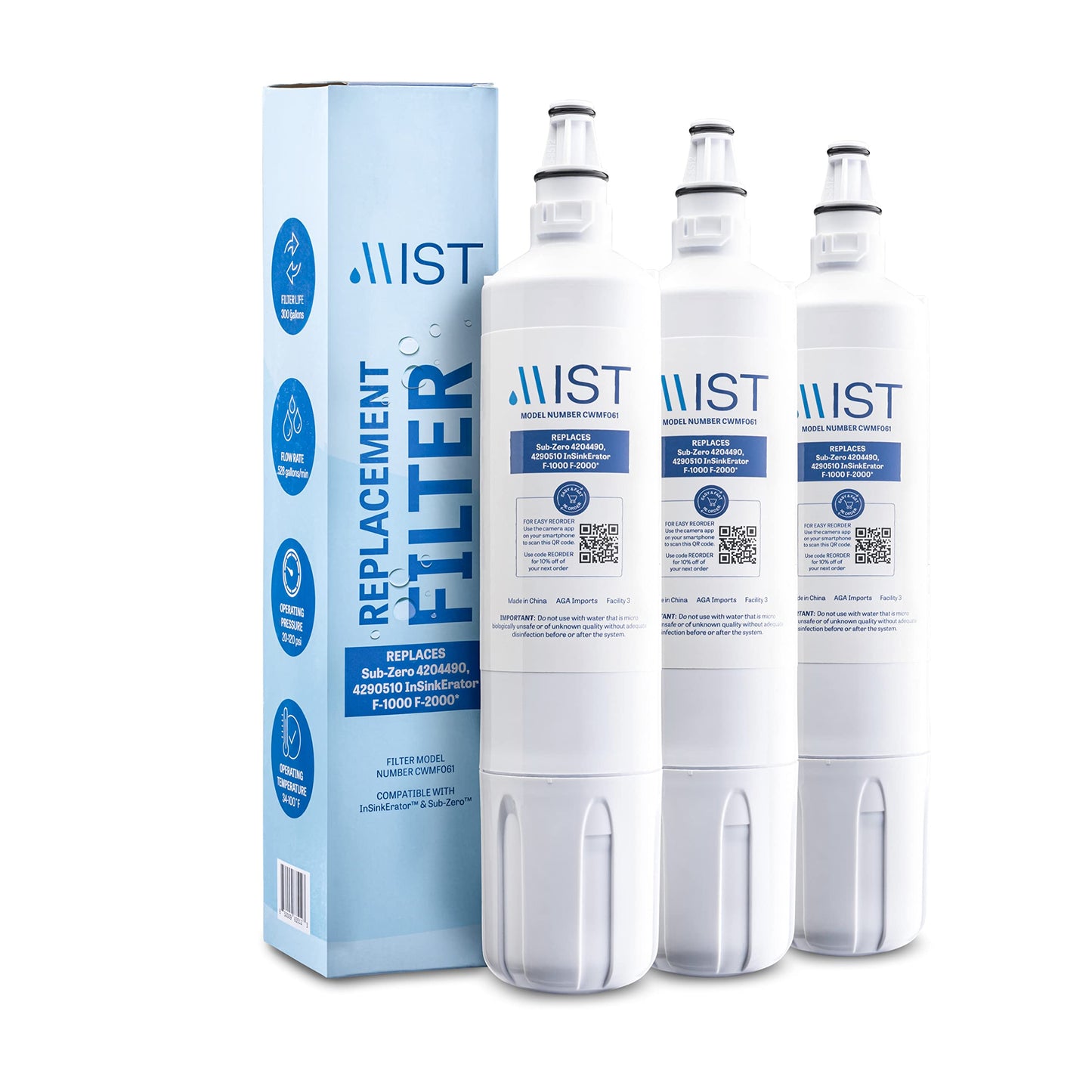Sub Zero F-1000, 4204490 Refrigerator Water Filter