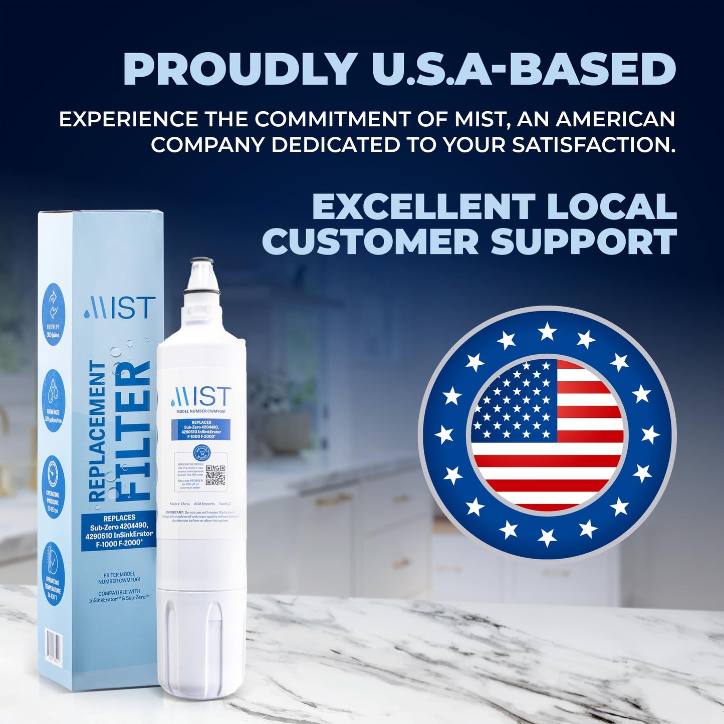 Sub Zero F-1000, 4204490 Refrigerator Water Filter