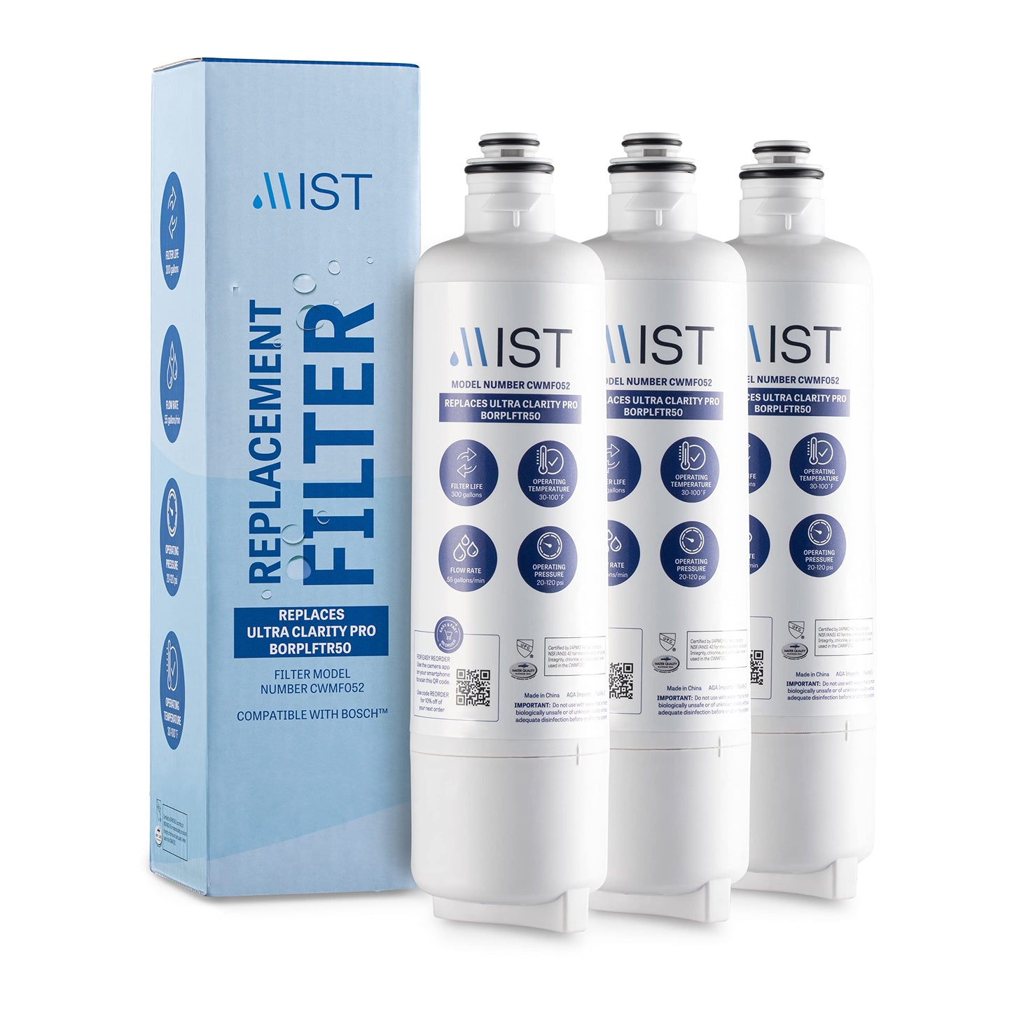 Bosch Ultra Clarity Pro BORPLFTR50 Refrigerator Water Filter