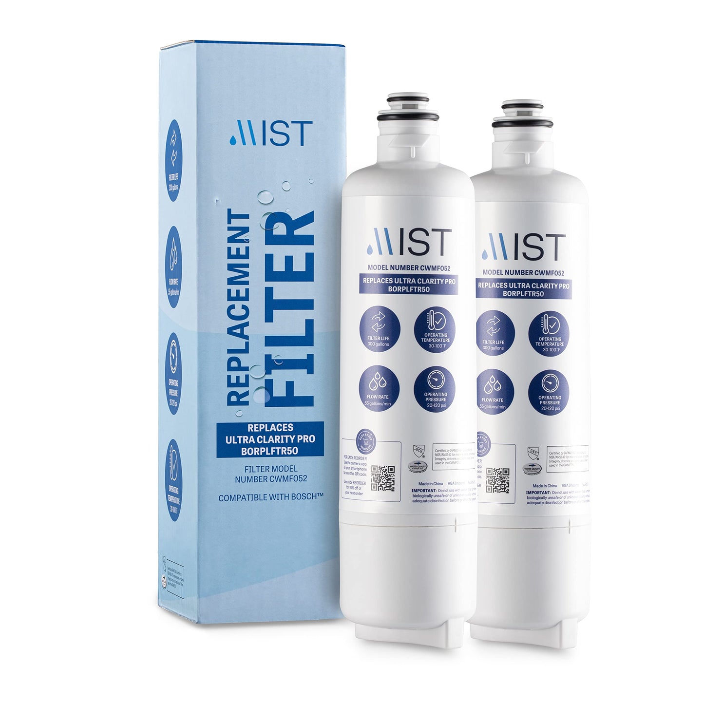 Bosch Ultra Clarity Pro BORPLFTR50 Refrigerator Water Filter