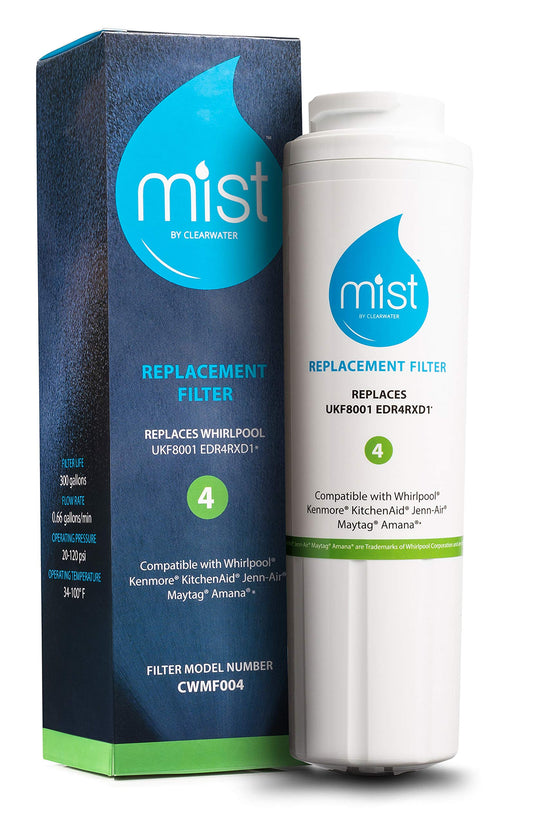 Whirlpool Maytag Everydrop EDR4RXD1, UKF8001, Pur Filter 4 Refrigerator Water Filter