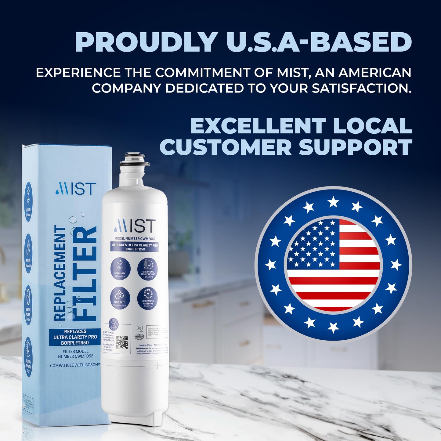 Bosch Ultra Clarity Pro BORPLFTR50 Refrigerator Water Filter