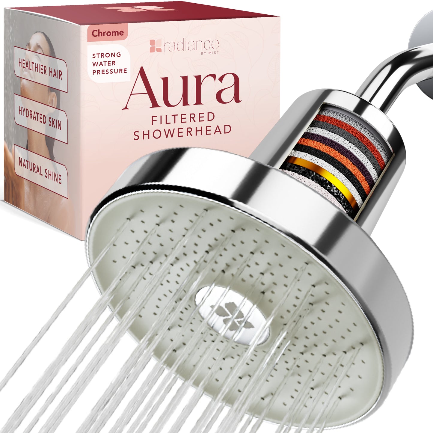 Radiance by Mist Aura Filtered Shower Head