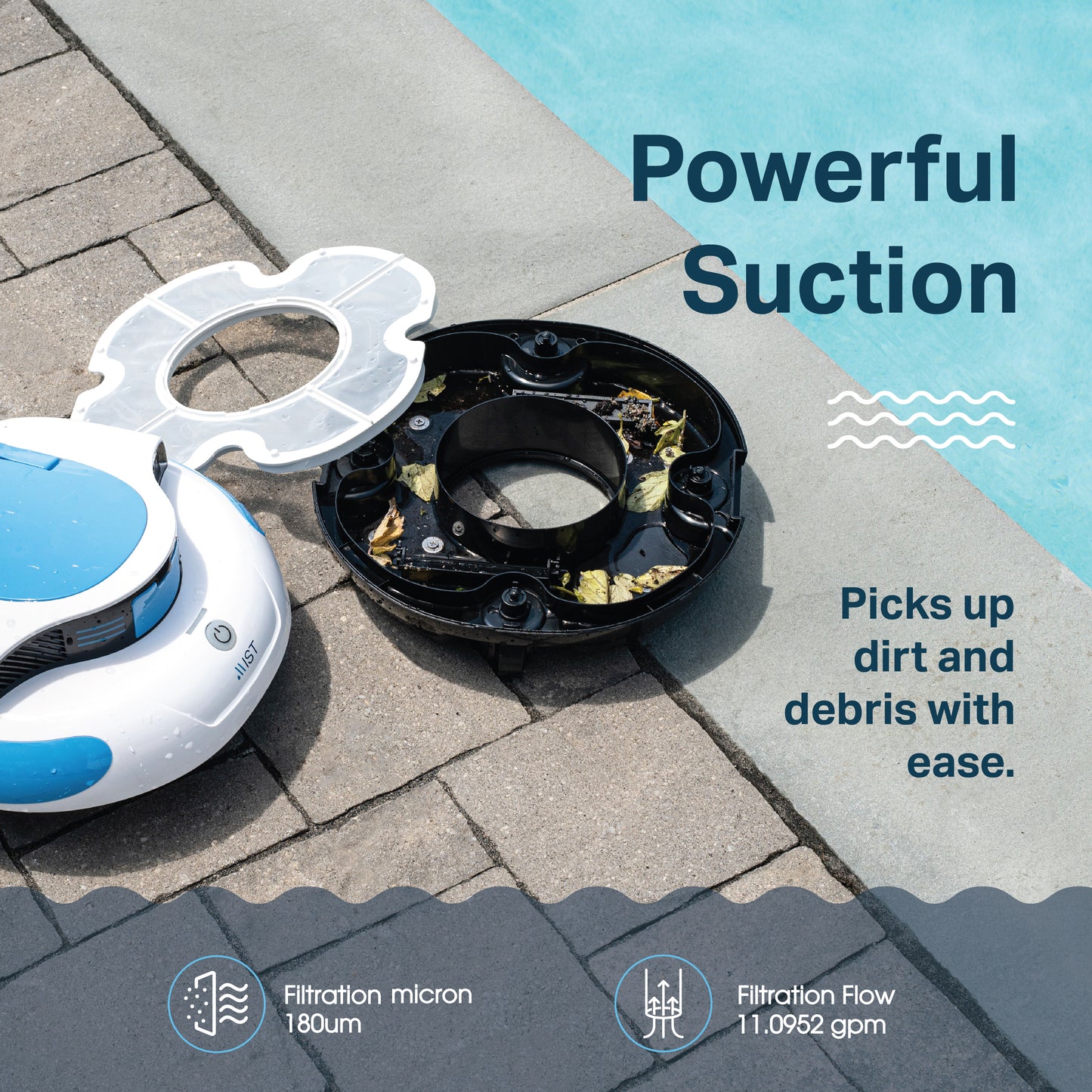 Mist Cordless Robotic Pool Cleaner