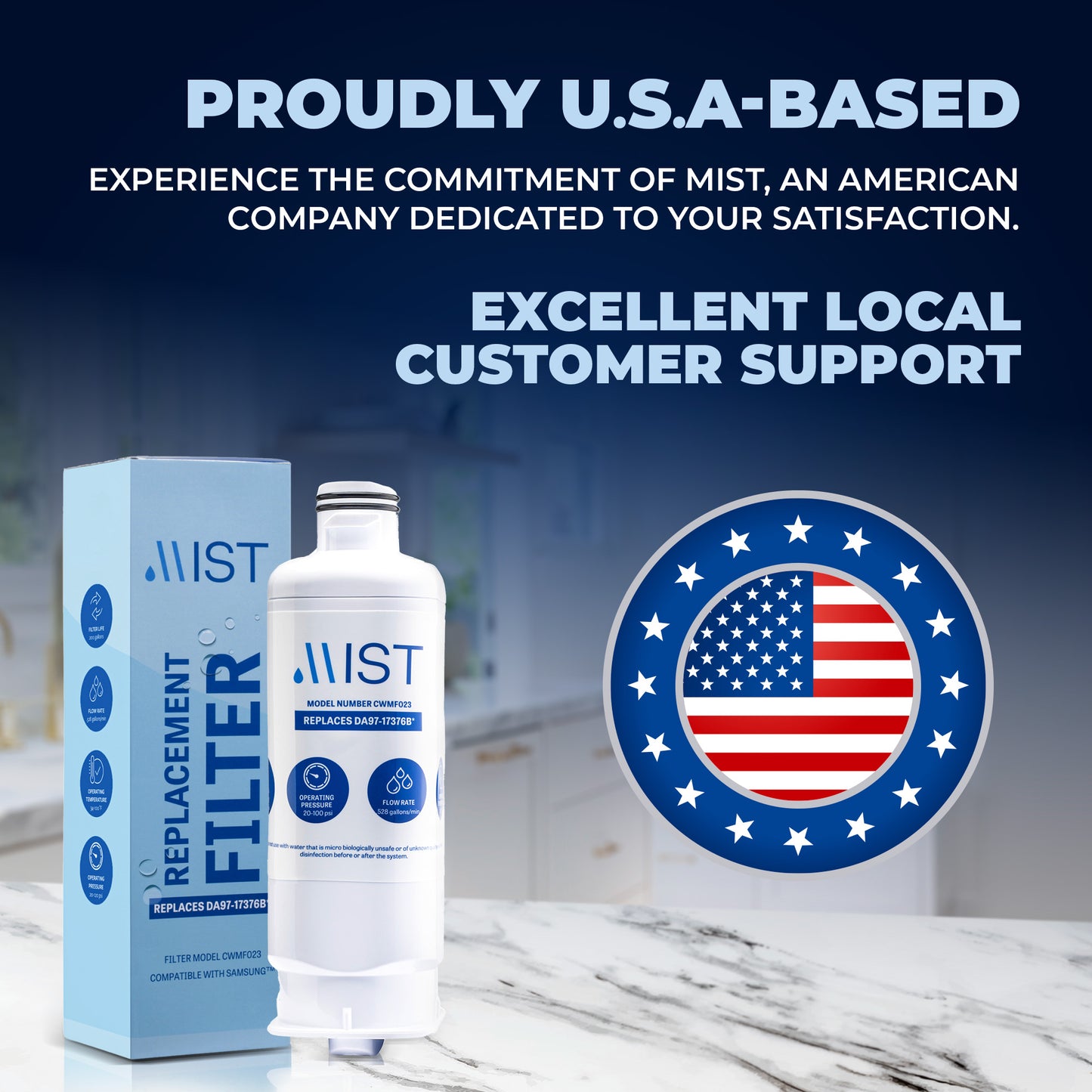 Samsung DA97-17376B, DA97-08006C, HAF-QIN, HAF-QIN/EXP Refrigerator Water Filter