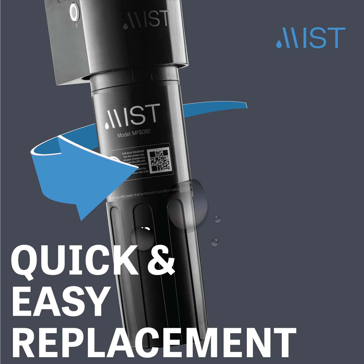 Mist Replacement Filter Cartridge for Mist MFS092