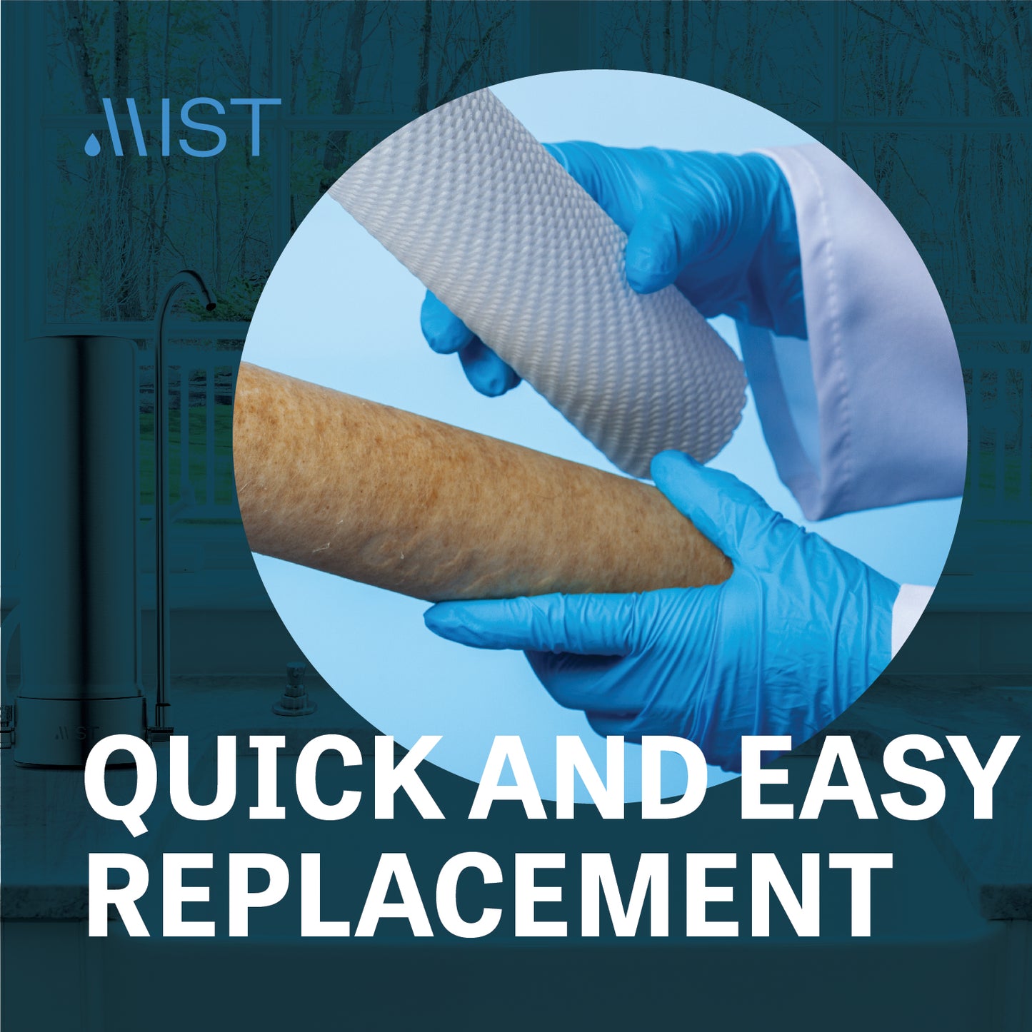 Mist Replacement Filter Cartridge for Mist Countertop System MFS093