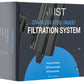Stainless Steel Activated Carbon Fiber Faucet Filtration System, Water Filter Cartridge, 320 Gal. Capacity