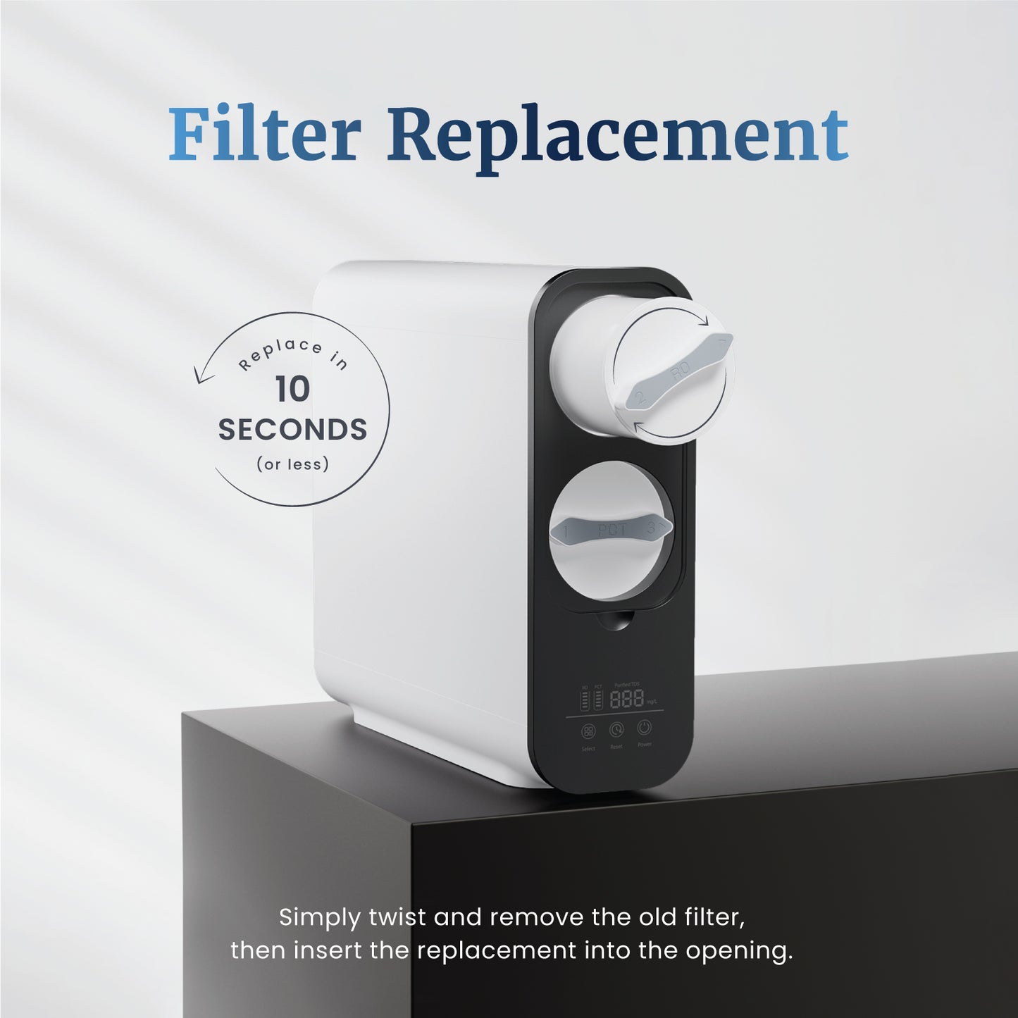4 Stage Tankless RO System with Smart Faucet