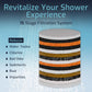 Water Softening 15 Stage Filtering Large Chrome Shower Head