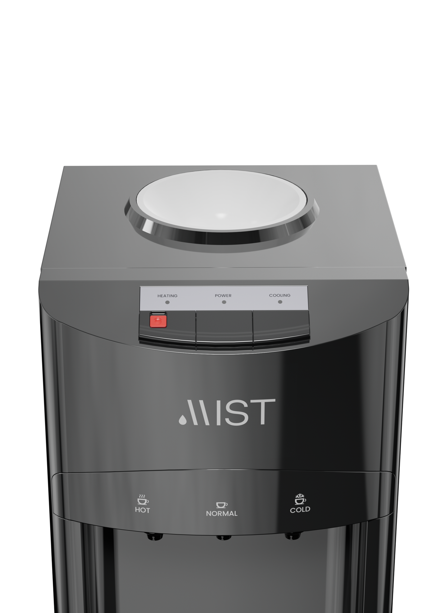 Mist Top Loader Water Dispenser Black
