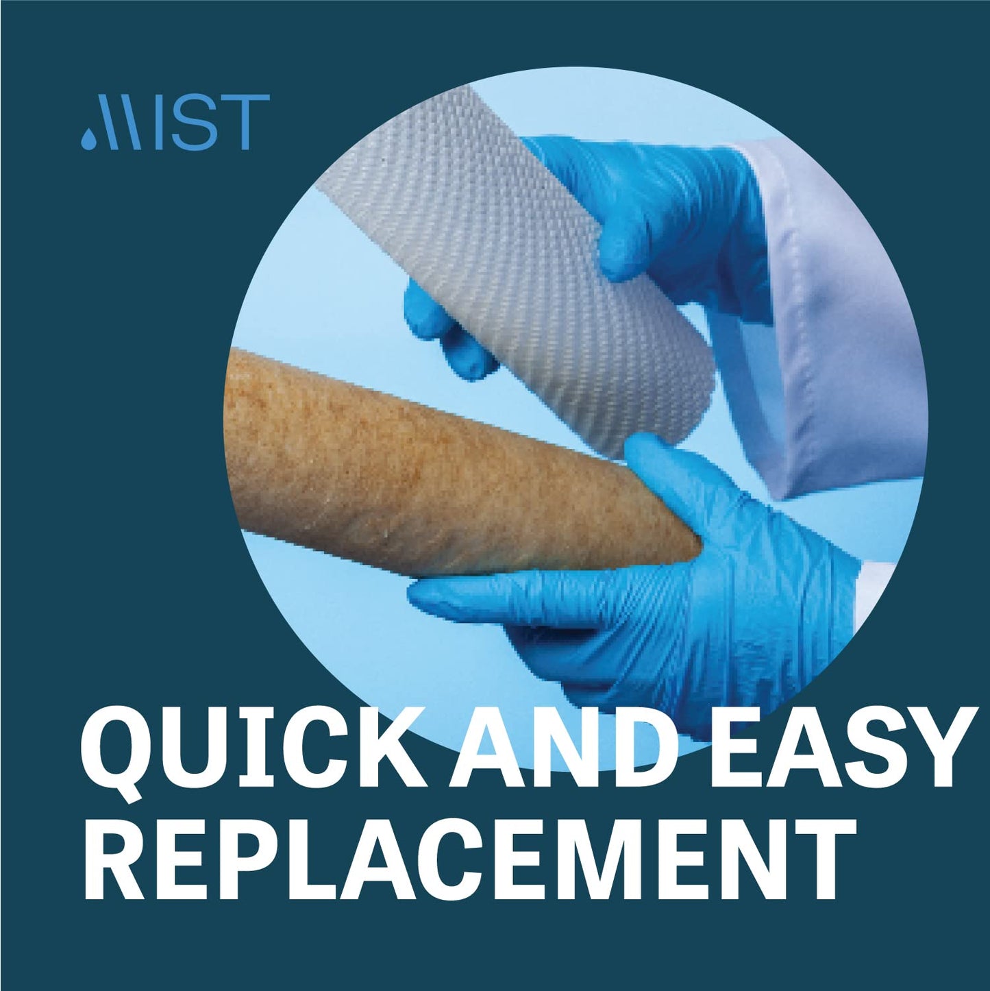 Mist Replacement Faucet Filter for Mist MFS094 and MFS095 3 Pack Carbon Block