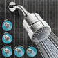 Water Softening 15 Stage Filtering Compact Matte Black Shower Head