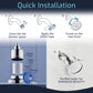 Water Softening 15 Stage Filtering Large Chrome Shower Head
