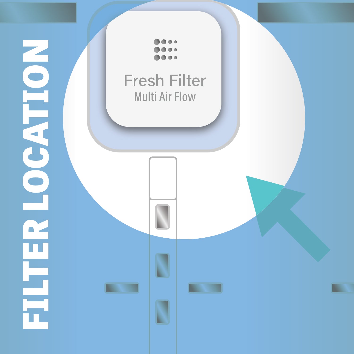 3 Pcs Refrigerator Air Filter Fresh Air Filter Air Filter Replacement Fridge  Accessories For Lg Refrigerators Lt120f/ Kenmore Elite 469918 Refrigerat