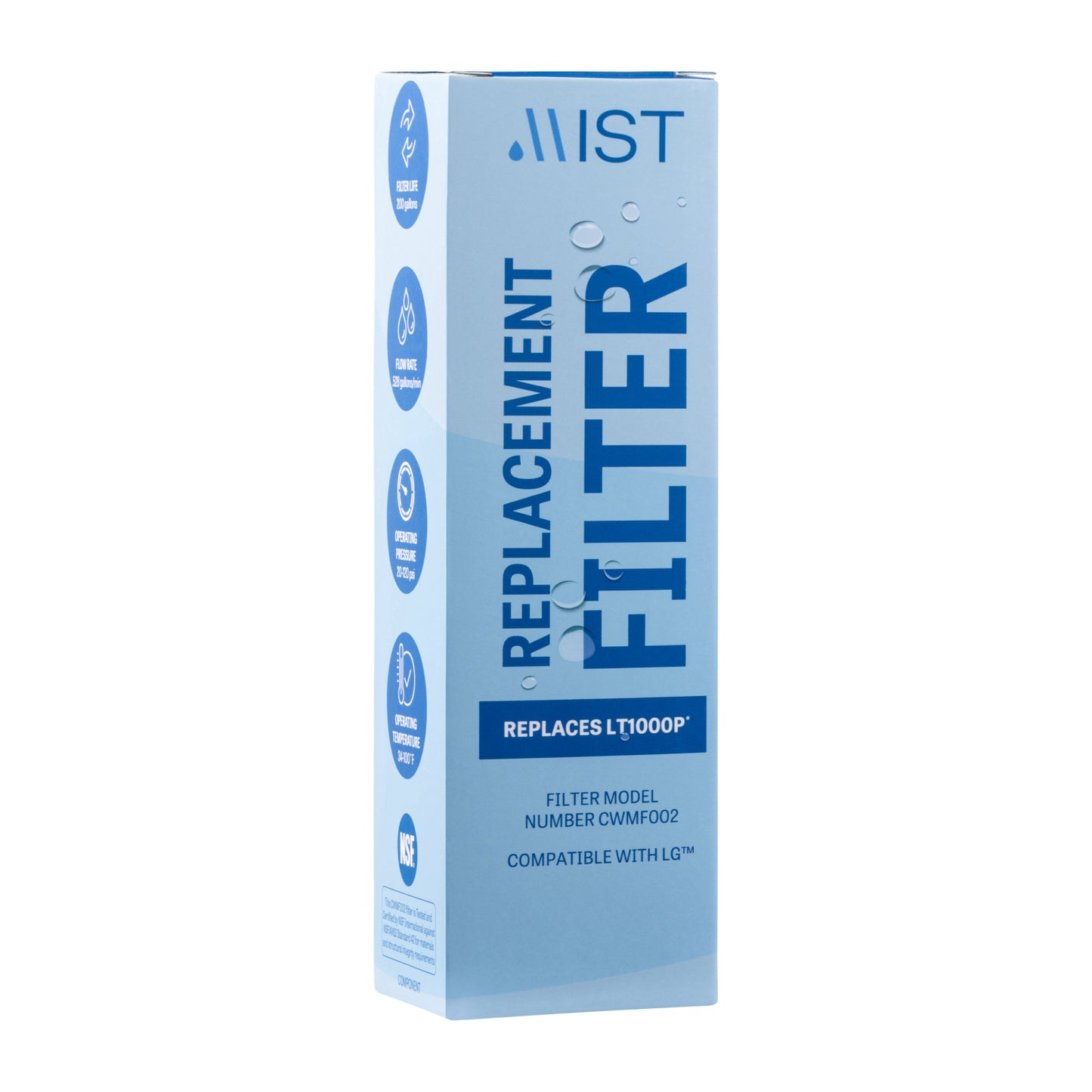 LG LT1000P, LT1000PC, MDJ64844601 Kenmore 469980, 9980 Refrigerator Water Filter