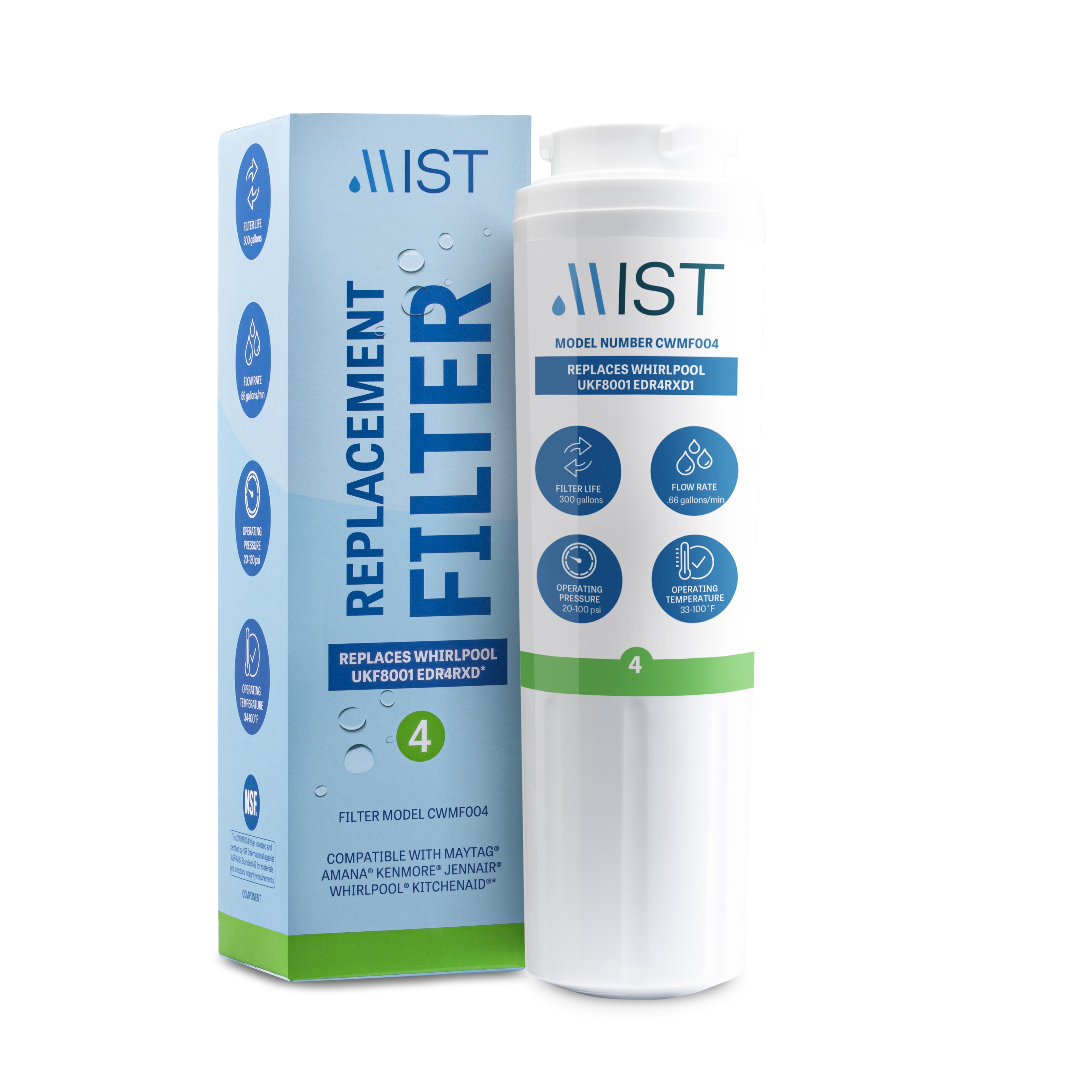 CWMF004 Water Filter Replacement | Mist Filters