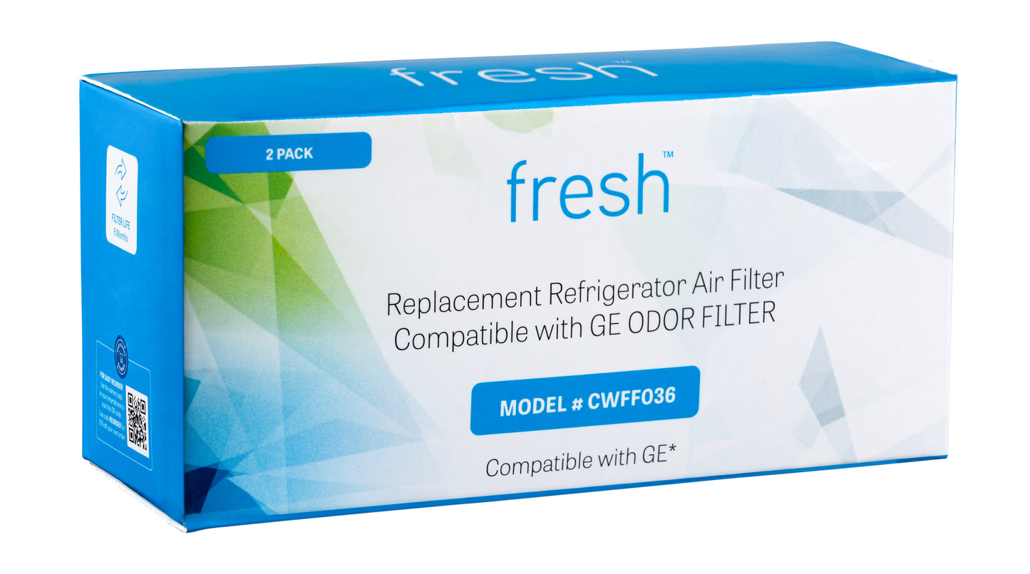 GE ODOR FILTER Replacement Air Filter, Compatible with GE Café Series Refrigerators