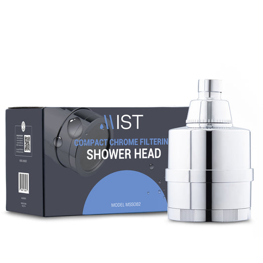 Water Softening 15 Stage Filtering Compact Chrome Shower Head