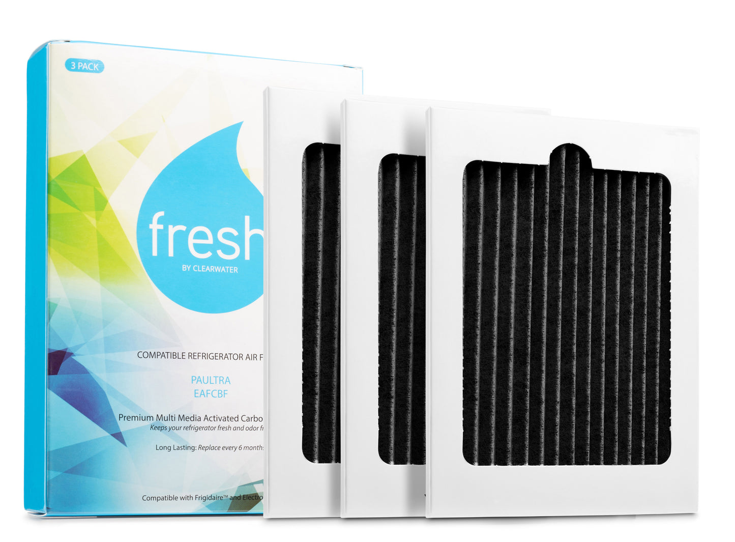 Frigidaire Pure Air Ultra PAULTRA Electrolux EAFCBF Air Filter - 3 Pack
